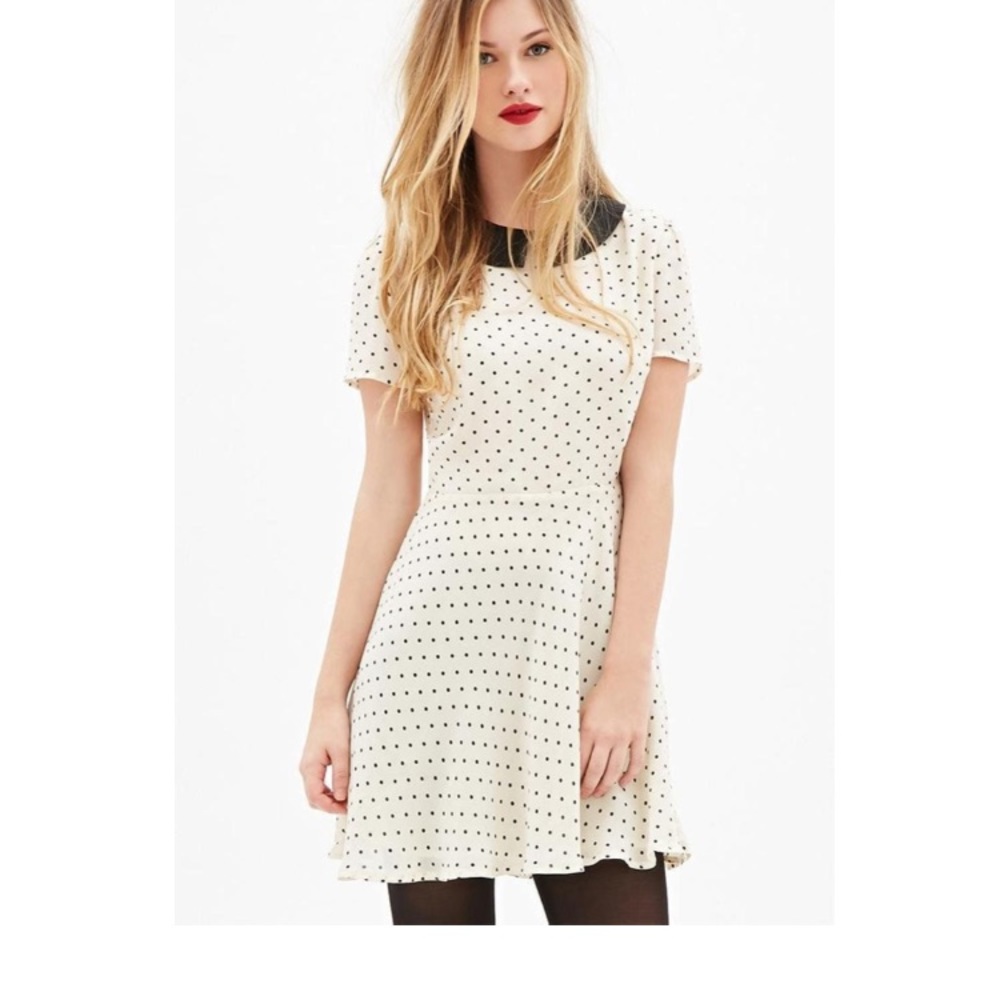 Black and White Polka Dot Dress